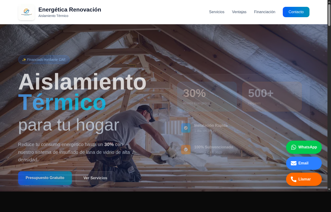 Energética Renovación — site vitrine SEO multilingue
